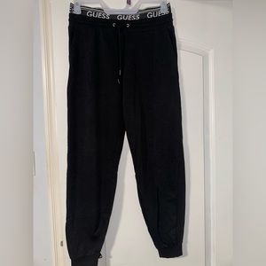 Guess black joggers.
